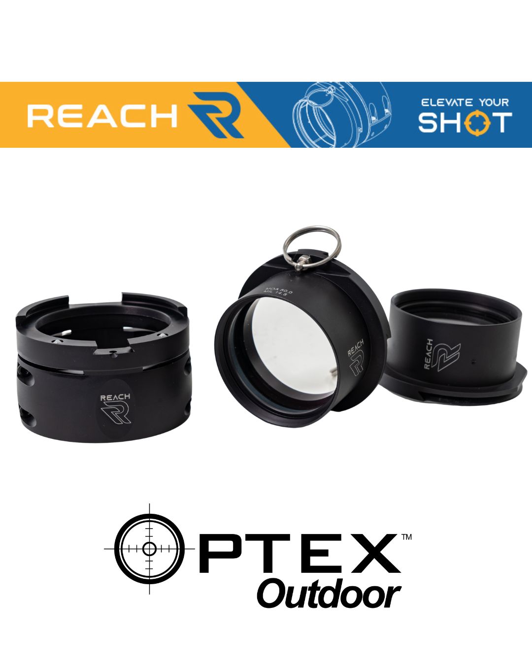 PRO COMBO Speedtracker M4+ Built in Texas, REACH-R BASE + M50 + M100+ Stabilized Monocular